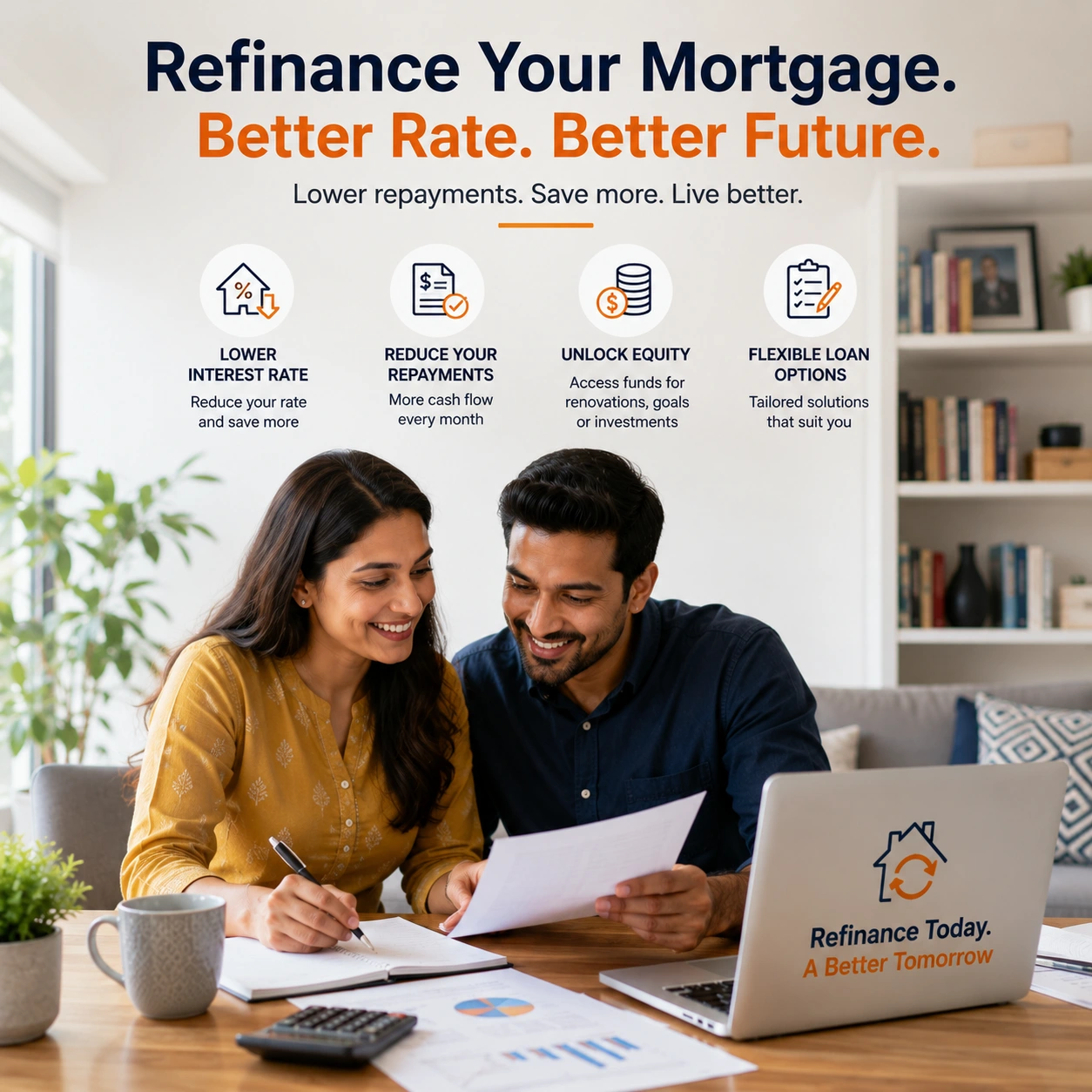 Reviewing and refinancing a home loan